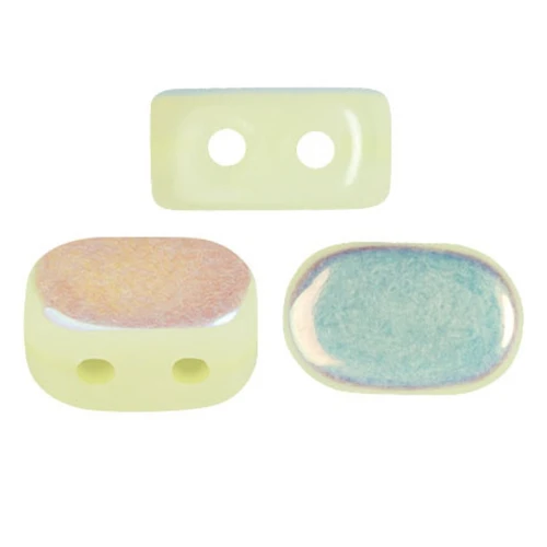 Perle di vetro Lipsi® di Puca® 4x6 mm - Light Citrus AB x10g