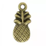 Ciondoli ananas 20 mm bronzo x5