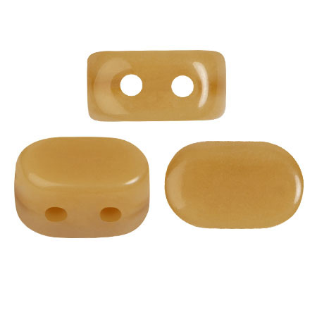 Perle di vetro Lipsi® di Puca® 4x6 mm - Yellow Amber x10g