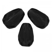 Perla a forma di pera sfaccettate 10x7 mm - Jet x20