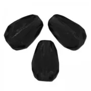 Perla a forma di pera sfaccettate 10x7 mm - Jet x20