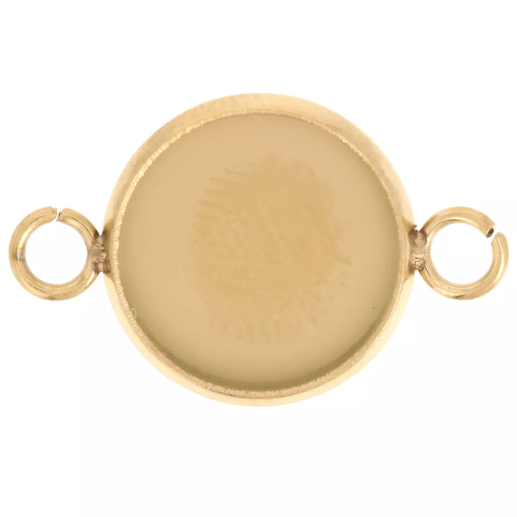 Ciondoli Cabochon Rotondi In Acciaio Inox Per Gioielli Fai-da-te - Set Misure 6-30mm, Bianco - 2