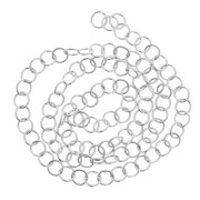 Anelli aperti 6x0,8 mm - acciaio inox 316L x100