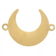 Distanziatore a mezza luna 14x10 mm - Acciaio inossidabile 316L Dorato x1