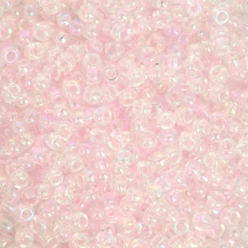 Miyuki Rockfish 11/0 265 - Transparent Pale Pink AB x8g