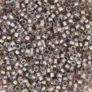 Miyuki Delica 11/0 DB1772 - Sparkling Pewter Lined Crystal AB x8g