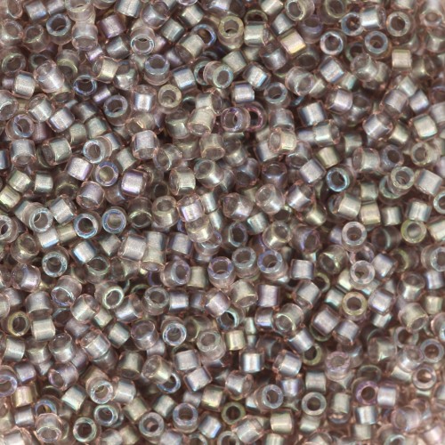 Miyuki Delica 11/0 DB1772 - Sparkling Pewter Lined Crystal AB x8g