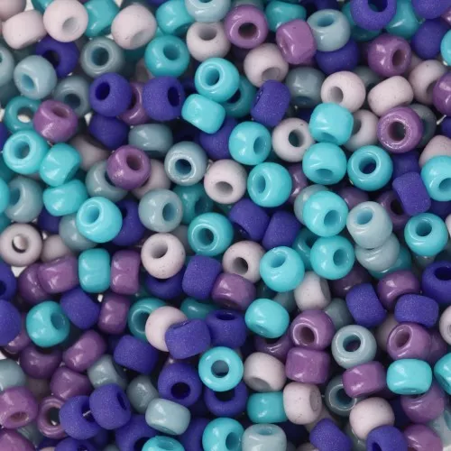 Mix Miyuki rocaille 8/0 - Blue Sparkle x8g