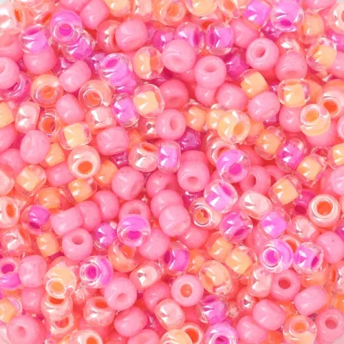 Mix Miyuki rocaille 8/0 - Bubblegum x8g
