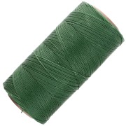 Bobina di filo cerato Linhasita per micro macramè 0,35 mm - Verde scuro (87) x448m