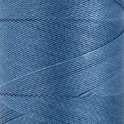 Bobina di filo cerato Linhasita per micro macramè 0,35 mm - Blu Denim (119) x448m