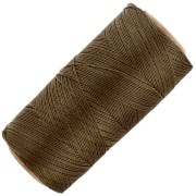 Bobina di filo cerato Linhasita per micro macramè 0,35 mm - Khaki (222) x448m|raw }}