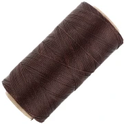 Bobina di filo cerato Linhasita per micro macramè 0,5 mm - Cacao (667) x335m