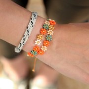 Bobina di filo cerato Linhasita per micro macramè 0,5 mm - Cacao (667) x335m