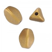 Pinch Beads 5x3 mm Golden Mat  x50|raw }}