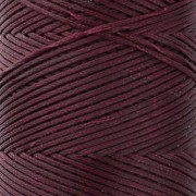 Bobina di filo piatto cerato Linhasita per macramè 1,4 mm - Currant (632) x 130 m