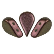 Perle di vetro Amos® by Puca® 5x8 mm - rame polinesiano x10g