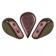 Perle di vetro Amos® by Puca® 5x8 mm - rame polinesiano x10g