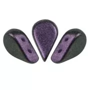 Perle di vetro Amos® by Puca® 5x8 mm - Polynesian Dark Purple x10g