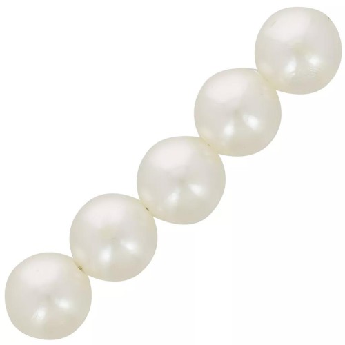 Perle rotonde 18 mm imitazione perla d'acqua dolce - Perla crema x10