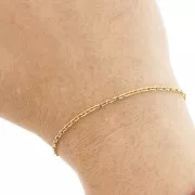 Catena Forzatina 2 mm - Acciaio inossidabile 316L Dorato x50cm