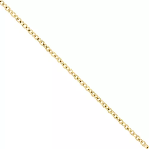 Catena Forzatina con maglia da 3,3 mm - Acciaio inossidabile 316L Dorato x50cm