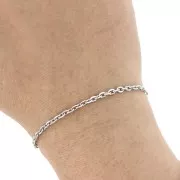 Catena Forzatina a maglia 2,6 mm - Acciaio inox 316L x1m