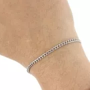 Catena a maglia cordonata 2,7 mm - acciaio inox 316L x1m