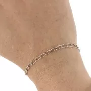 Catena maglia cavallo 3,3 mm - acciaio inox 316L x1m