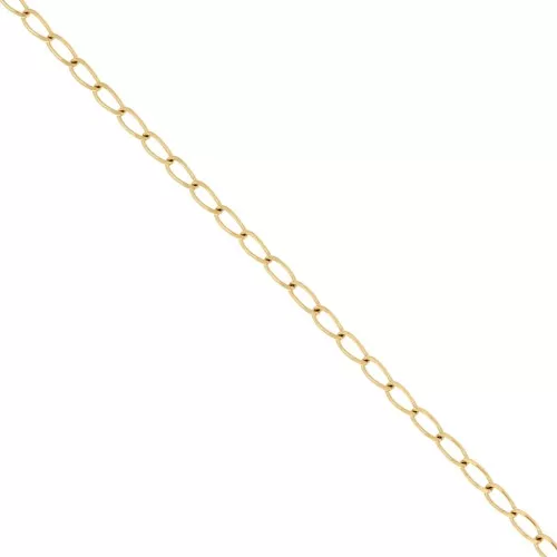 Catena maglia cavallo 3,3 mm - Acciaio inossidabile 316L Dorato x50cm
