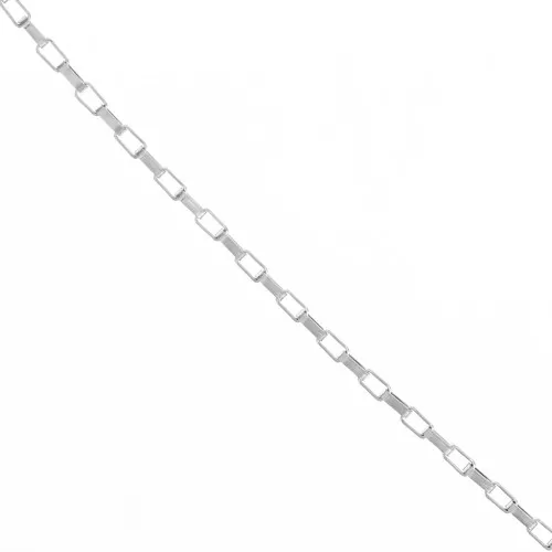Catena a maglie rettangolari da 2,7 mm - acciaio inox 304 x1m