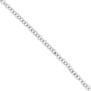 Catena forzatina a maglia tonda 4,9 mm - Acciaio inossidabile 316L x1m|raw }}