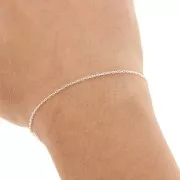 Catena forzatina mm. 1.15 Argento 925 x1m