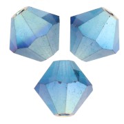 Perle Preciosa - Biconi 5 mm - Montana AB 2X x12|raw }}