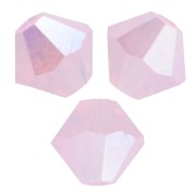 Perle rondelle Preciosa - Biconi 5 mm - Rose Opal AB 2X x12|raw }}
