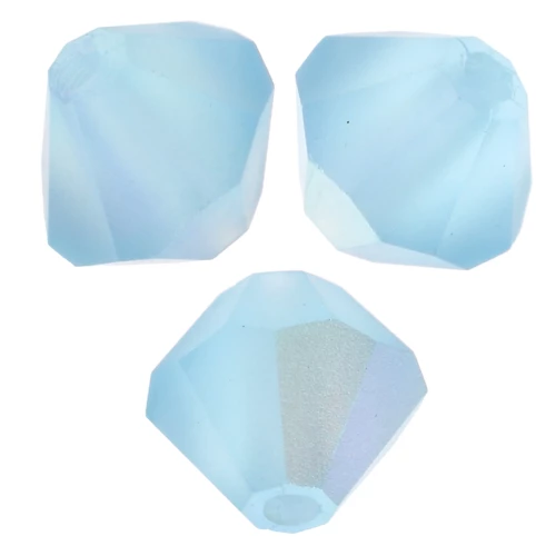 Preciosa Biconi - Perline rondelle 5 mm - Aqua Bohemica AB Matt x12
