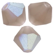 Perle Preciosa - Biconi 5 mm - Black Diamond AB Matt x12