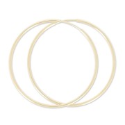Orecchini ad anello 38 mm in Gold filled x2