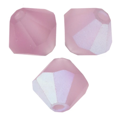 Perle rondelle Preciosa - Biconi 5 mm - Ametista chiara AB Matt x12