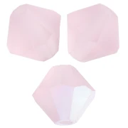 Preciosa Biconi - Perline rondelle 5 mm - Rosa chiaro AB Matt x12