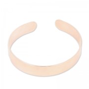 Base per bracciale ottone mm. 10x145 dorato rosa x1|raw }}