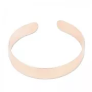 Base per bracciale ottone mm. 10x145 dorato rosa x1