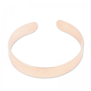 Base per bracciale ottone mm. 10x145 dorato rosa x1