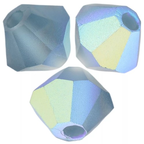 Perle Preciosa - Biconi 5 mm - Montana AB Matt x12