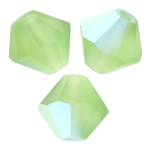 Biconi Preciosa - Perline rondelle 5 mm - Peridot AB Matt x12