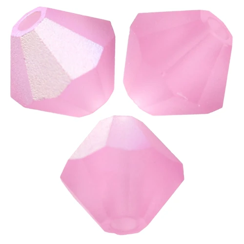 Perle Preciosa - Biconi 5 mm - Rosa AB Matt x12