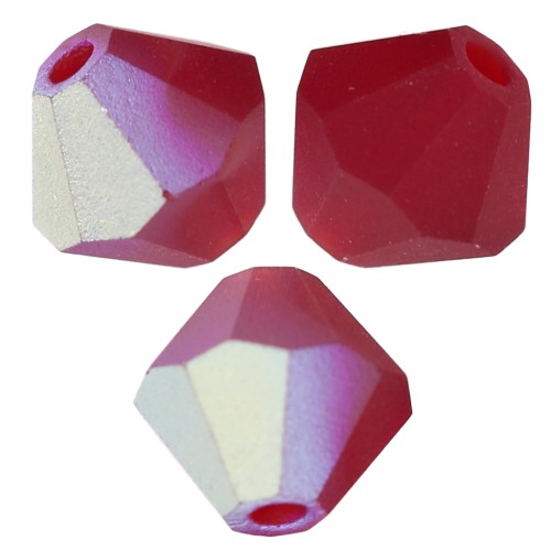 Perle Preciosa - Biconi 5 mm - Siam AB Matt x12