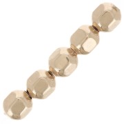Perle sfaccettate rotonde 3 mm - Gold filled x5|raw }}