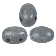 Perle di vetro Samos® by Puca® 5x7 mm Constellation Gray x10g