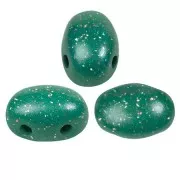 Perle di vetro Samos® by Puca® 5x7 mm Constellation Green x10g